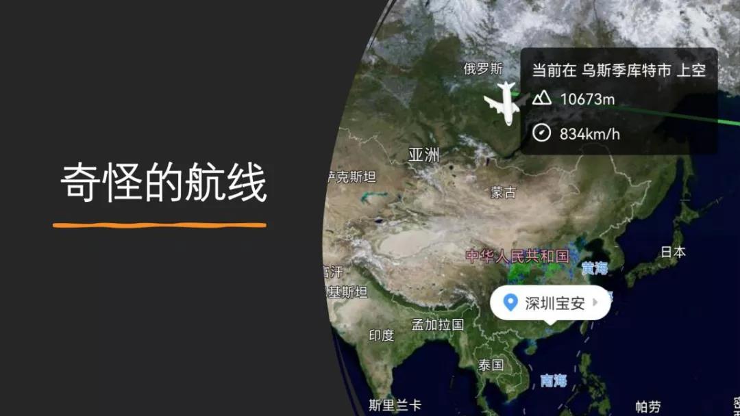 奇怪的航线